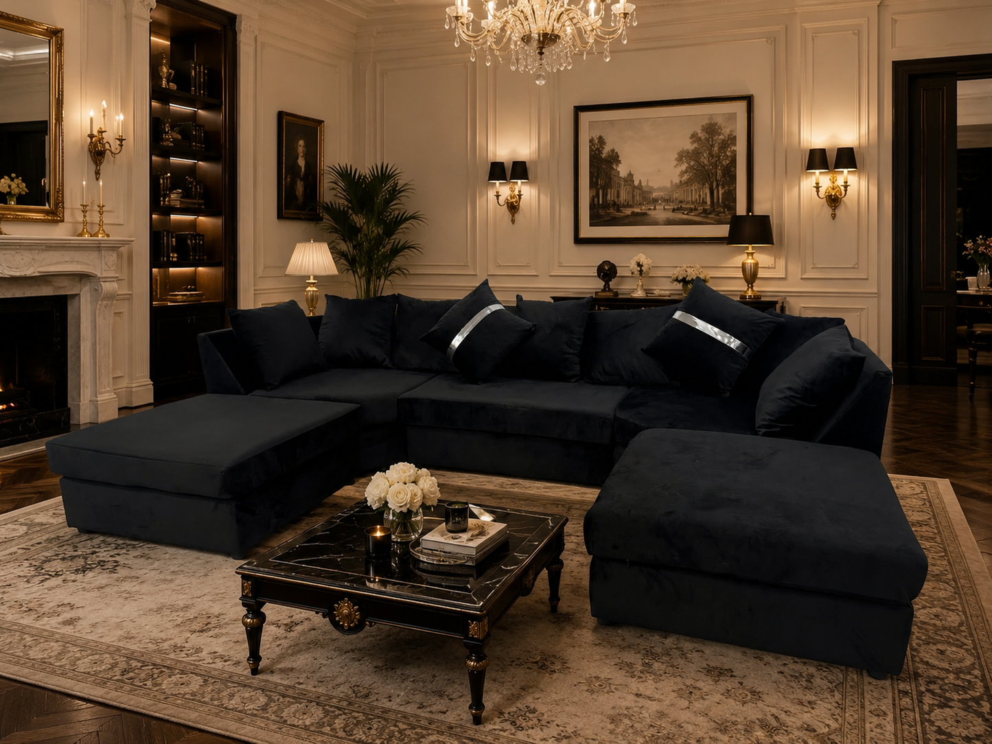 Modern U-Shape Sofa