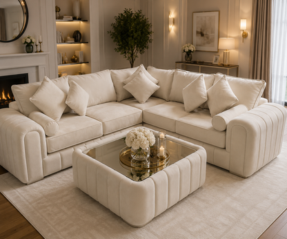 Corner lily Cream Plush