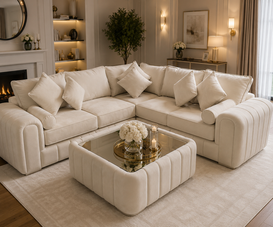 Corner lily Cream Plush