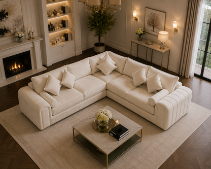 Corner lily Cream Plush