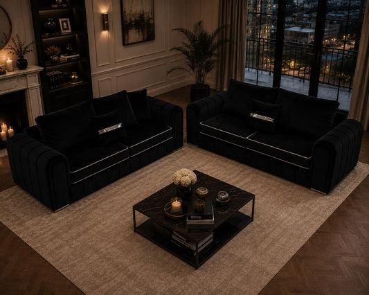 lily BLACK PLUSH